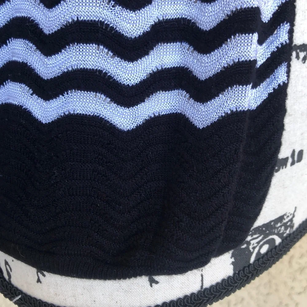 Loft Black & White Open Cardigan size Small - Picture 6 of 8